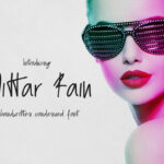 Blittar Rain Font Poster 1