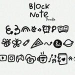 Block Note Font Poster 11