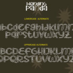 Blonding Panda Font Poster 7