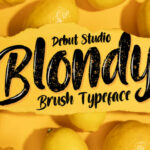 Blondy Font Poster 1
