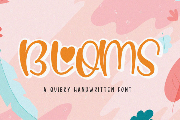 Blooms Font Poster 1
