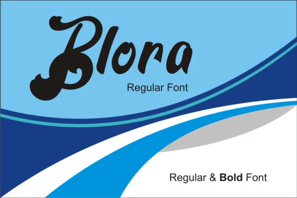 Blora Font Blora Font Poster 1