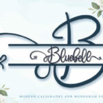 Bluebell Font Poster 1