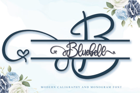 Bluebell Font Poster 1