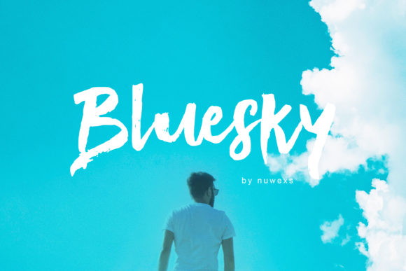 Bluesky Font Poster 1