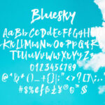 Bluesky Font Poster 6