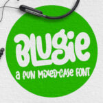 Blugie Font Poster 1