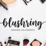 Blushring Font Poster 1