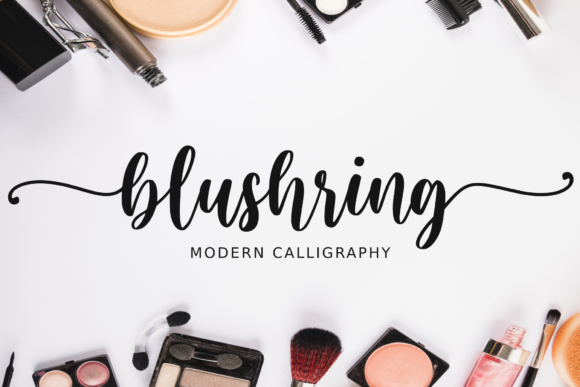 Blushring Font Poster 1