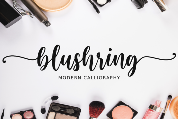 Blushring Font Blushring Font Poster 1