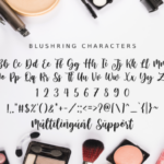 Blushring Font Poster 10