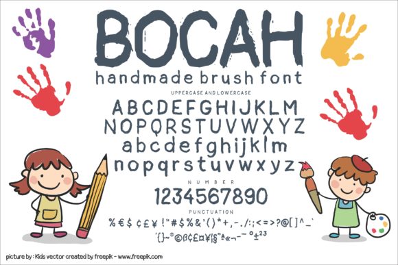 Bocah Font Poster 1