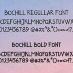 Bochill Font Poster 2