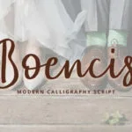 Boencis Font Poster 1