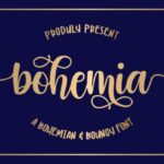 Bohemia Font Poster 1