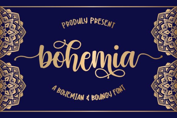 Bohemia Font Poster 1