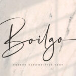 Boilgo Font Poster 1