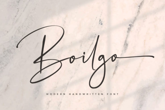 Boilgo Font Poster 1