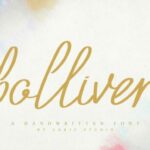 Bolliver Font Poster 1