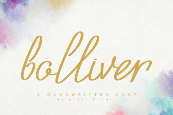 Bolliver Font Poster 1