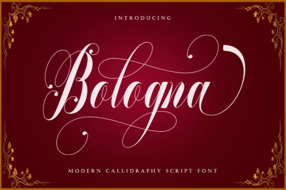 Bologna Font Poster 1