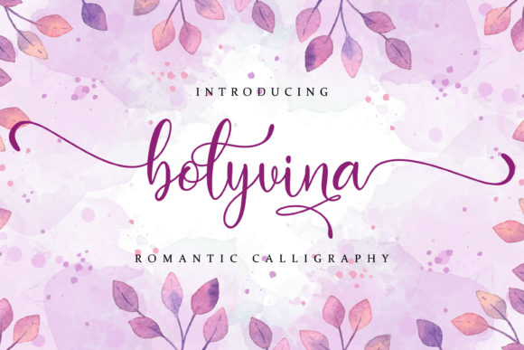 Bolyvina Font Poster 1