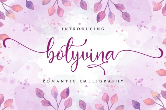 Bolyvina Font Bolyvina Font Poster 1