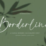Borderline Font Poster 1