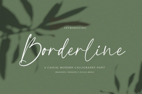 Borderline Font Poster 1