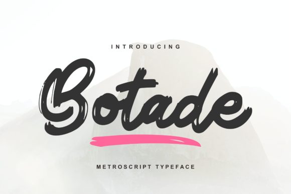 Botade Font Poster 1