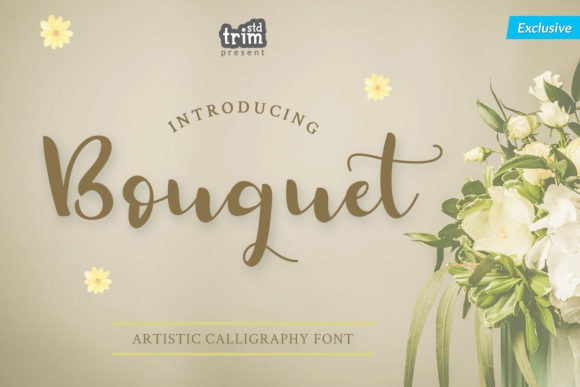 Bouquet Font Poster 1