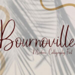 Bournoville Font Poster 1