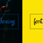 Boxing Font Poster 1