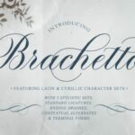 Brachetto Font Poster 1