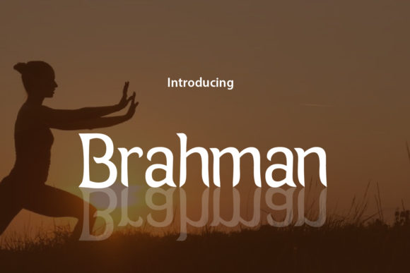 Brahman Font Poster 1