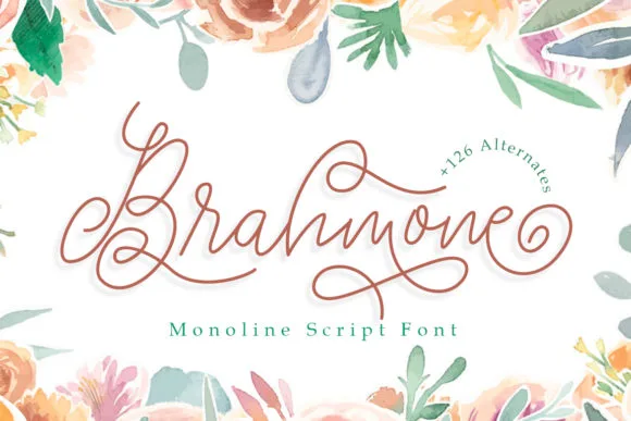 Brahmone Font Poster 1