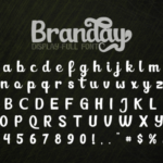 Branday Font Poster 4