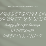 Brattalia Font Poster 5