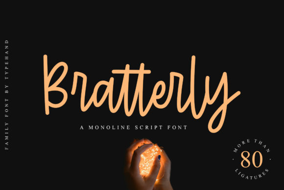 Bratterly Font