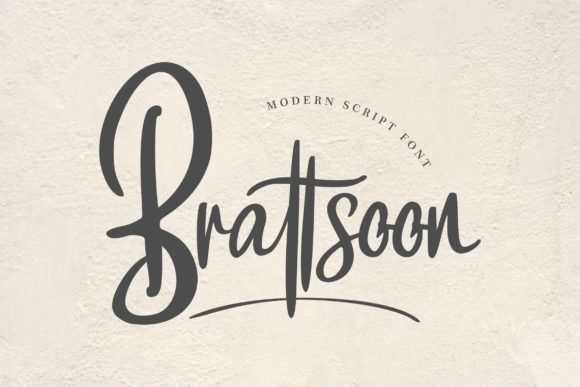 Brattsoon Font Poster 1