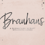 Brauhaus Font Poster 1