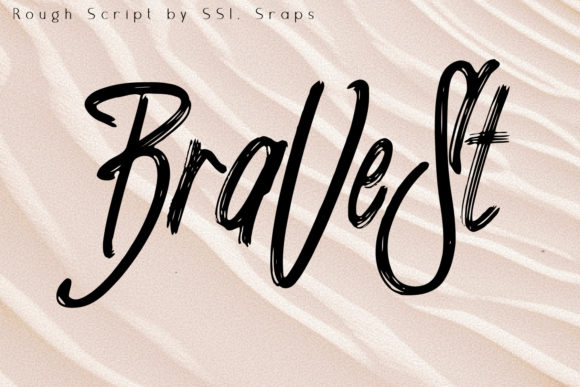 Bravest Font Poster 1