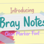 Bray Notes Font Poster 1