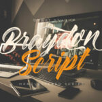 Braydon Font Poster 4