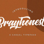 Brayhonest Font Poster 1