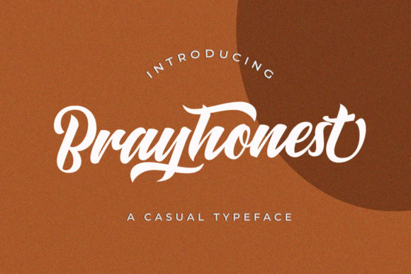 Brayhonest Font Poster 1