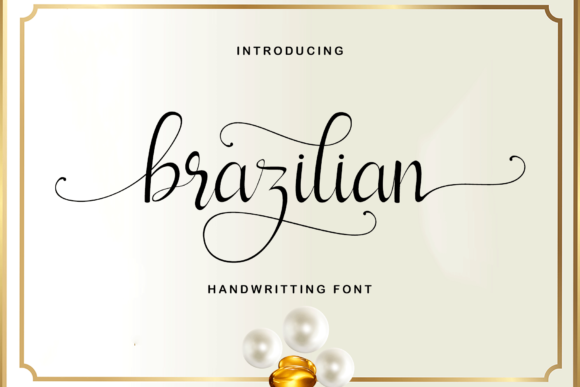 Brazilian Font Poster 1