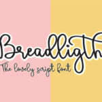 Bread Ligth Font Poster 1