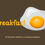 Breakfast Font Poster 1