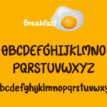 Breakfast Font Poster 3